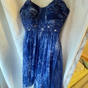 Le Chateau Blue Dress